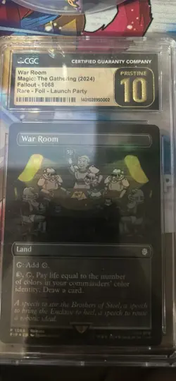 Magic: The Gathering Fallout War Room Foil Rare CGC Graded 10 - Image 1