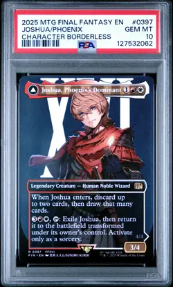 2062 Joshua Phoenix's Dominant 2025 MTG Final Fantasy #0397 Borderless PSA 10 - Image 1