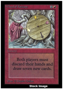 WHEEL OF FORTUNE International Collectors' Edition ICE MTG Magic Gathering NM - Image 1