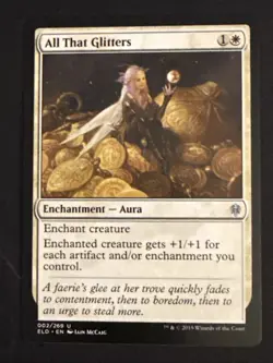 1x All That Glitters (002) Throne of Eldraine LP MTG Magic the Gathering x1 MKE - Image 1