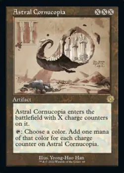 FOIL Astral Cornucopia - Schematic Retro Frame - Brothers War - BRR MTG - Image 1