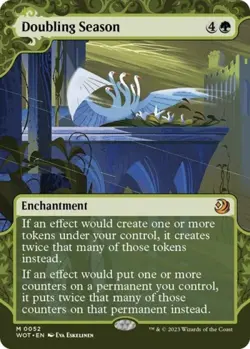 MTG English Doubling Season NM Normal Wilds of Eldraine: Enchanting Tales - Image 1