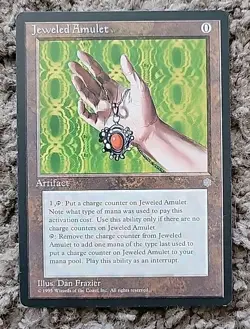 1x MTG Magic The Gathering Jeweled Amulet Ice Age Regular - Image 1
