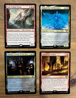 Lot of Magic: The Gathering / Lord of The Rings - (4) Rare Cards - Image 1