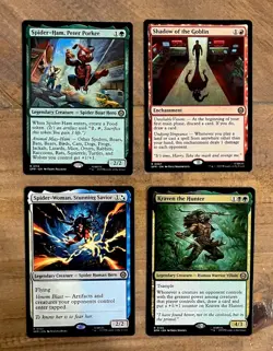 Lot of Magic: The Gathering / Marvel’s Spider-Man - (4) Rare Cards - Image 1
