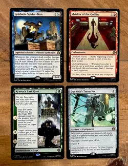 Lot of Magic: The Gathering / Marvel’s Spider-Man - (4) Rare Cards - Image 1