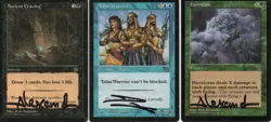 118-Card Partial MTG PORTAL SECOND AGE Set - 12 RARES - 27 SIGNED by 11 Artists! - Image 1