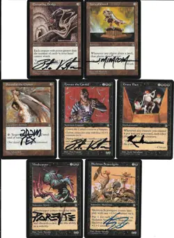Near-Complete MTG M:tG STRONGHOLD Set - 39 RARES! - 73 SIGNED by 21 Artists! - Image 1