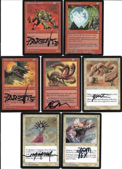 Near-Complete MTG M:tG STRONGHOLD Set - 39 RARES! - 73 SIGNED by 21 Artists! - Image 3