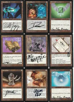 NEAR-COMPLETE M:tG TEMPEST Set - 97 RARES! - 217 SIGNED by 46 Different Artists! - Image 1
