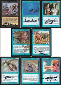 NEAR-COMPLETE M:tG TEMPEST Set - 97 RARES! - 217 SIGNED by 46 Different Artists! - Image 3