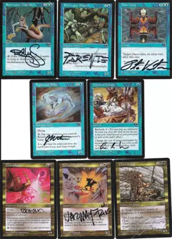 NEAR-COMPLETE M:tG TEMPEST Set - 97 RARES! - 217 SIGNED by 46 Different Artists! - Image 4