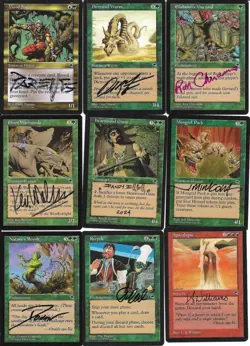 NEAR-COMPLETE M:tG TEMPEST Set - 97 RARES! - 217 SIGNED by 46 Different Artists! - Image 5