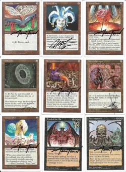 366-Card Partial MTG M:tG FIFTH EDITION Set - 63 RARES - 254 SIGNED by 53 Artist - Image 2
