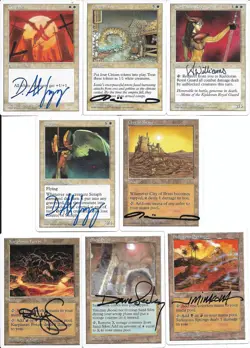 366-Card Partial MTG M:tG FIFTH EDITION Set - 63 RARES - 254 SIGNED by 53 Artist - Image 5