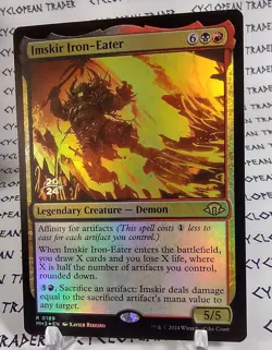 FOIL Prerelease IMSKIR IRON-EATER mtg NM Modern Horizons 3 Rare - Image 1