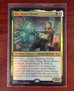 FOIL Prerelease RIP, SPAWN HUNTER mtg NM Duskmourn Rare PROMO - Image 1
