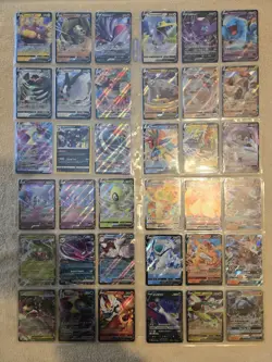 Pokemon Binder Collection 144 Reverse Holo 72 + Holos Vmax V GX Lorcana Yu Gi Oh - Image 1