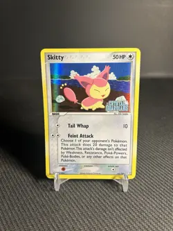 Pokemon TCG Skitty 41/100 Crystal Guardians Reverse Holo HP - Image 1