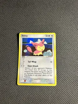 Pokemon TCG Skitty 41/100 Crystal Guardians Reverse Holo HP - Image 3