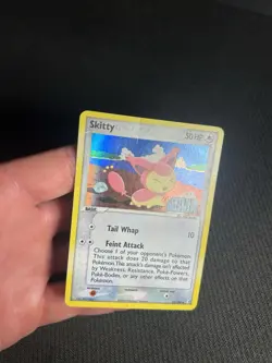 Pokemon TCG Skitty 41/100 Crystal Guardians Reverse Holo HP - Image 5
