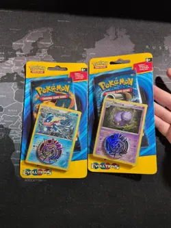 Pokemon TCG: XY Evolutions Blister Pack Set Of 2 (Weezing + Greninja) Sealed - Image 1