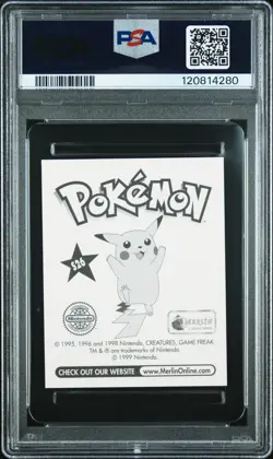1999 MERLIN POKEMON #S26 ASH-PRISM PSA 9 - Image 2