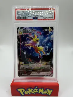 2021 POKEMON SWSH BLACK STAR PROMO #184 FULL ART/JOLTEON VMAX PSA 9 - Image 1