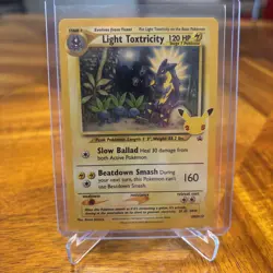 Light Toxtricity SWSH137 Black Star Promos Stamped Celebrations Holo Pokemon - Image 1