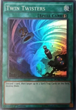 Twin Twisters | BOSH-EN067 | Super Rare 1st Edition | Yugioh TCG Card - Image 1