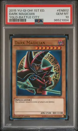 Dark Magician 2015 Yu-Gi-Oh Yugi's Legendary Deck 1st Edition #ENB02 PSA 10 - Image 1