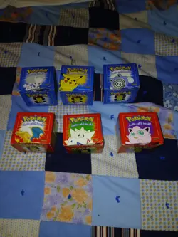 New Sealed Pokemon 23k Burger King Gold Plated Trading Card Set Lot Of 6 - Image 1