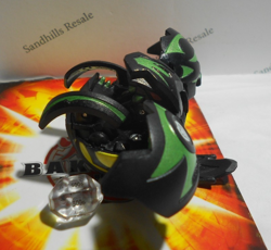 Bakugan Chance Dragonoid Black Darkus Gundalian Invaders 860G - die - card - Image 4