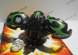 Bakugan Chance Dragonoid Black Darkus Gundalian Invaders 860G - die - card - Image 5