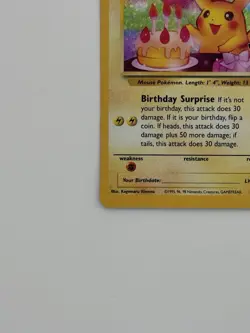 Birthday Pikachu Holo 24 Celebrations Classic Collection Pokemon Card TCG NM - Image 5