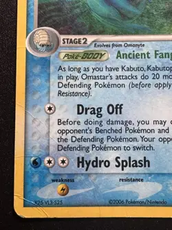 Omastar 23/92 EX Legend Maker Pokemon Card Reverse Holo Foil Rare HP - Image 5