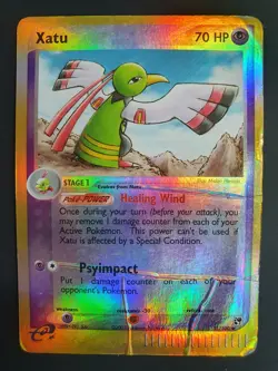 Xatu 55/100 Reverse Holo - EX Sandstorm Set - Pokemon Card - Heavily Played - Image 1
