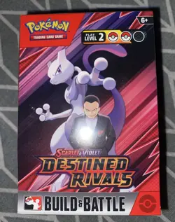 Pokemon Cards - S&V: Destined Rivals Build & Battle BOX (4 Packs, 40-Card Deck+) - Image 1