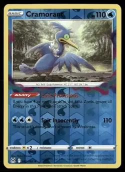 2022 Lost Origin Set Pokemon Card 050 Cramorant Reverse Foil NM - Image 1