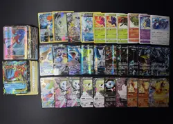 Lot of 150 Pokemon Cards Mega/EX/GX/Full Art/V/VMAX Modern Collection HP-DAMAGED - Image 1