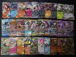 Lot of 150 Pokemon Cards Mega/EX/GX/Full Art/V/VMAX Modern Collection HP-DAMAGED - Image 4