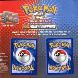 Kyogre & Groudon Ex 001/002 Mounted Flyer Black Star Promo Pokemon Cards - Image 2