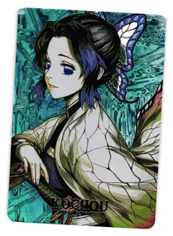 Kochou Shinobu Laser Engraved Holo Character Art Cardsass Masters Card - Image 1