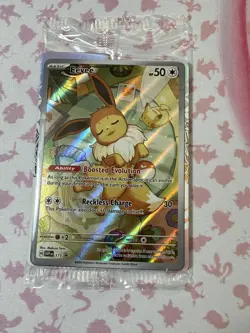 Eevee 173 Scarlet & Violet Promo Holo LP Sealed Pokemon TCG Card - Image 1