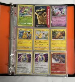 SUN MOON SWSH SV BINDER LOT EX/UR/IR/Holo/Pikachu Promo Collection Pokemon Cards - Image 2
