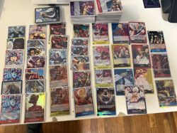 One Piece Card Game SR, R & 250 Common Cards Bundle - Image 1