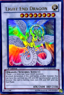 Light End Dragon - LCGX-EN189 Ultra Rare 1st Edition Yugioh TCG Card - Image 1