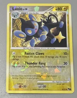 Luxio 8/17 Cracked Ice Reverse Holo Pokemon TCG POP Series 8 Card LP - Image 1