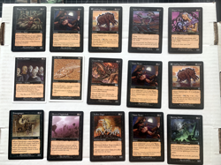 MTG - Lot of Black Cards - 150+ Commons, Uncommon - MP, LP, and NM - 2000s & 90s - Image 1