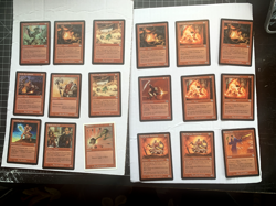 MTG - Lot of Red Cards - 100+ Common and 35+ Uncommon - MP-NM - Early 2000s - Image 1
